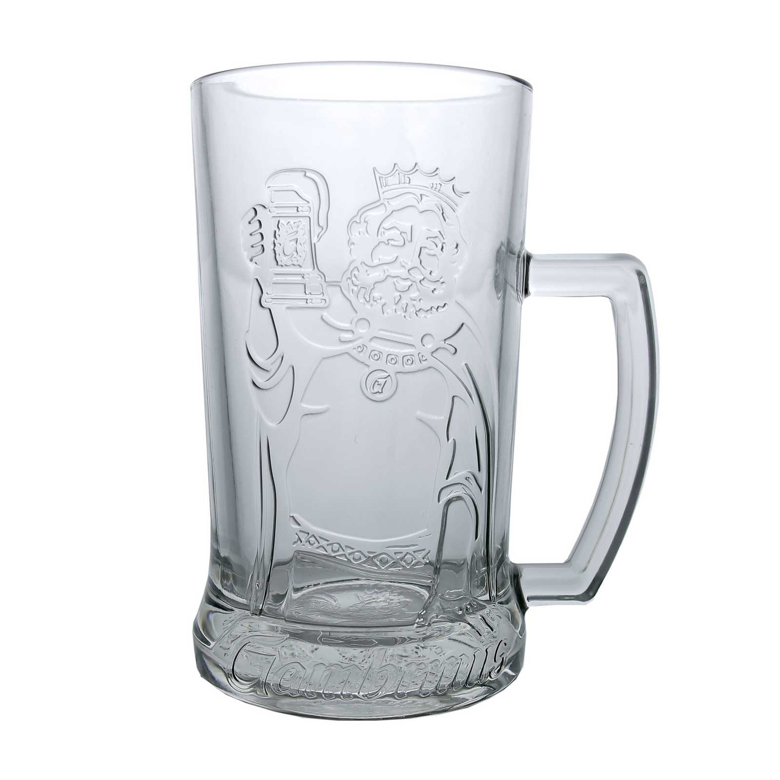 Gambrinus 0.5L glass with handle