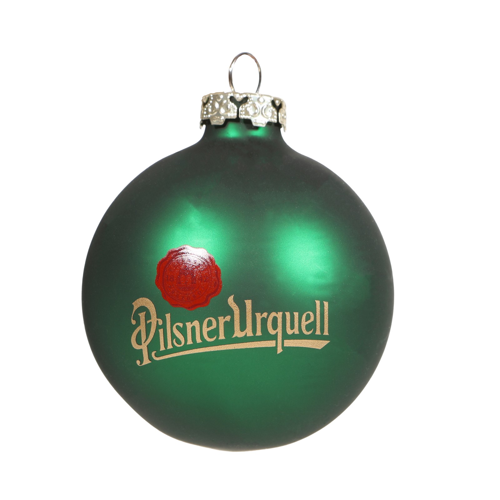 Weihnachtsdekoration mit dem Logo Pilsner Urquell