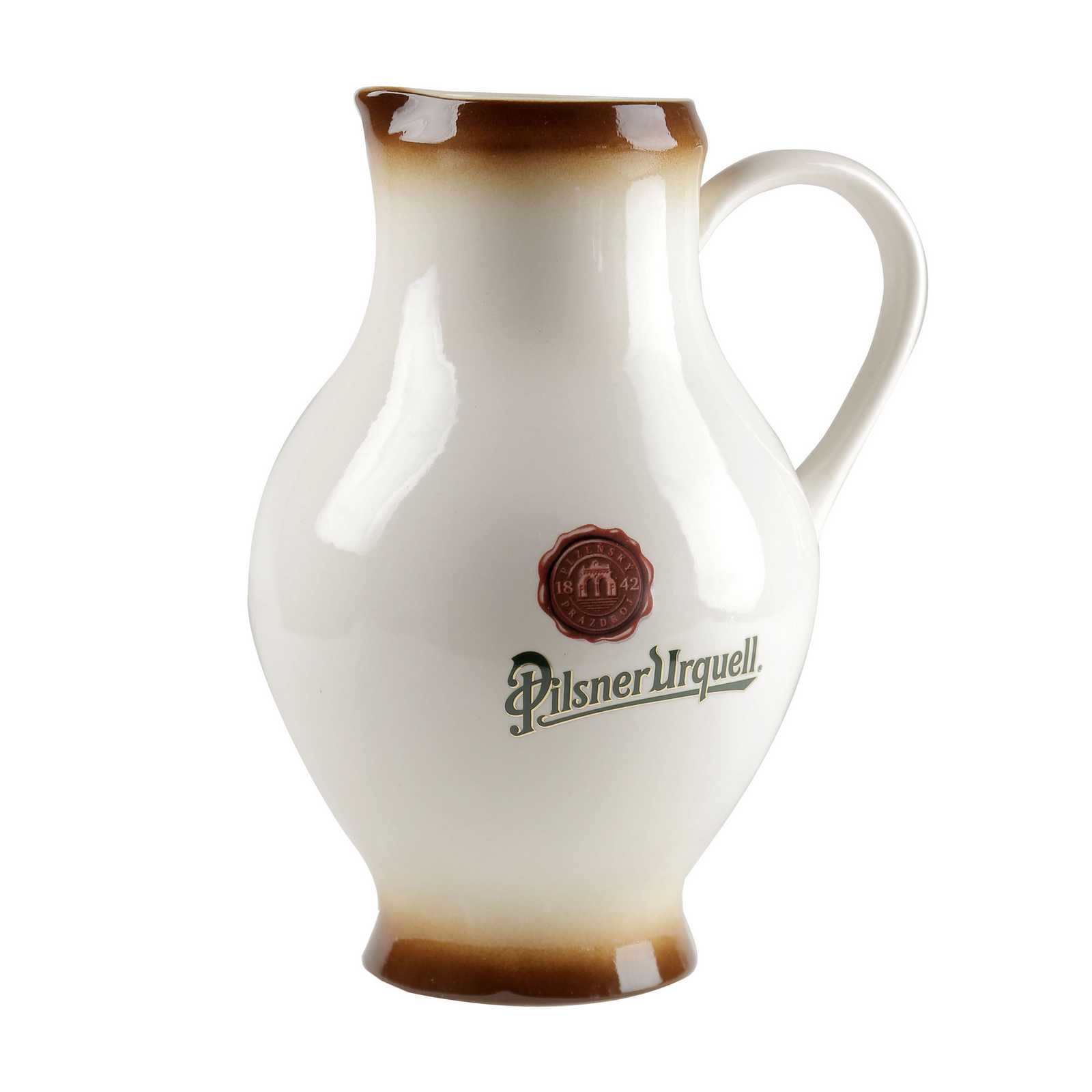 1.5 l beer pitcher with the Pilsner Urquell logo