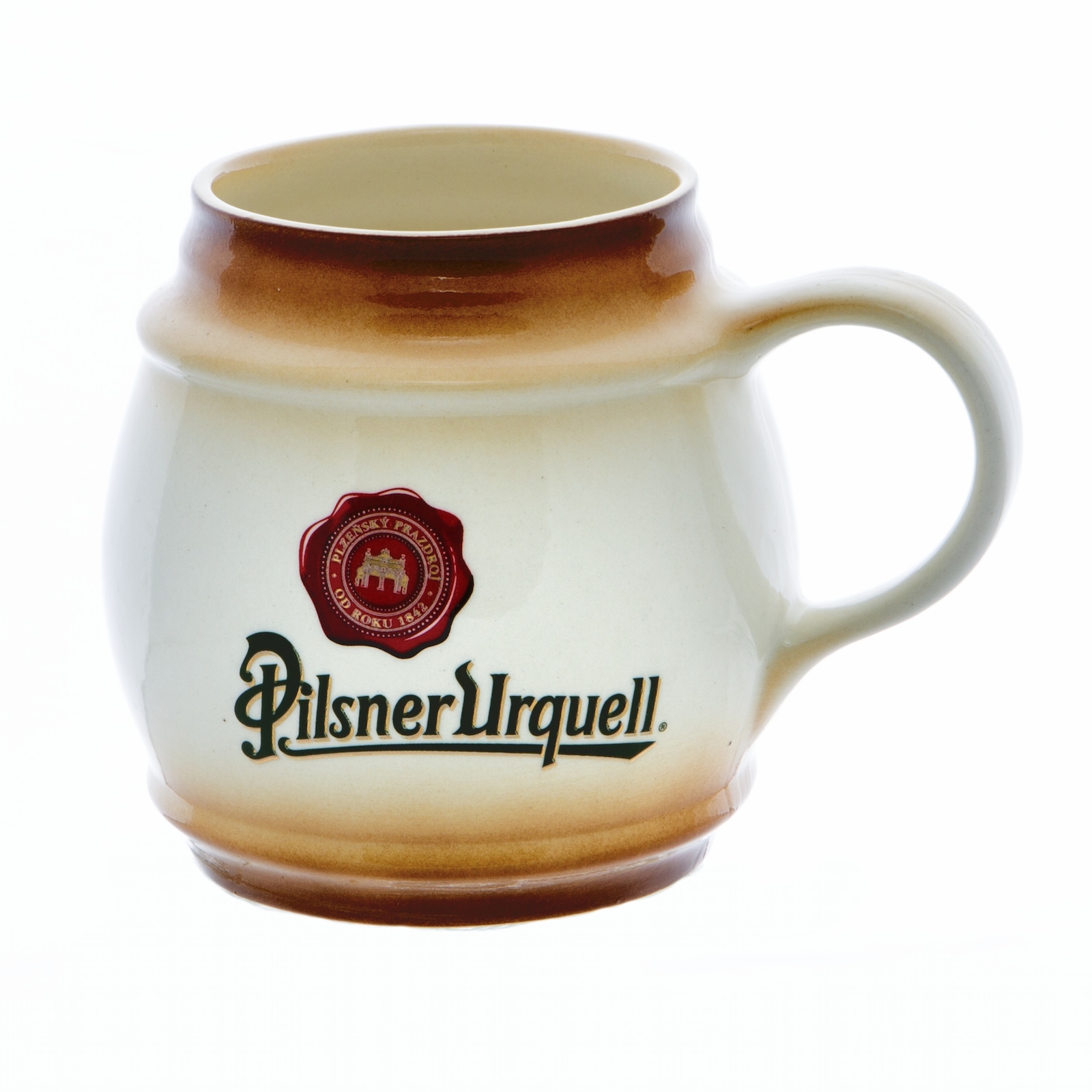 Bierseidel mit dem Logo Pilsner Urquell - BUCLÁK