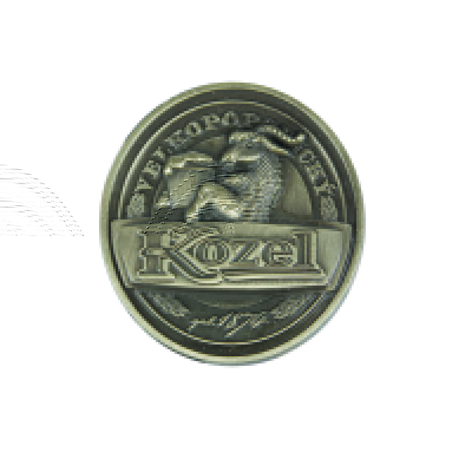 Kozel badge, gold