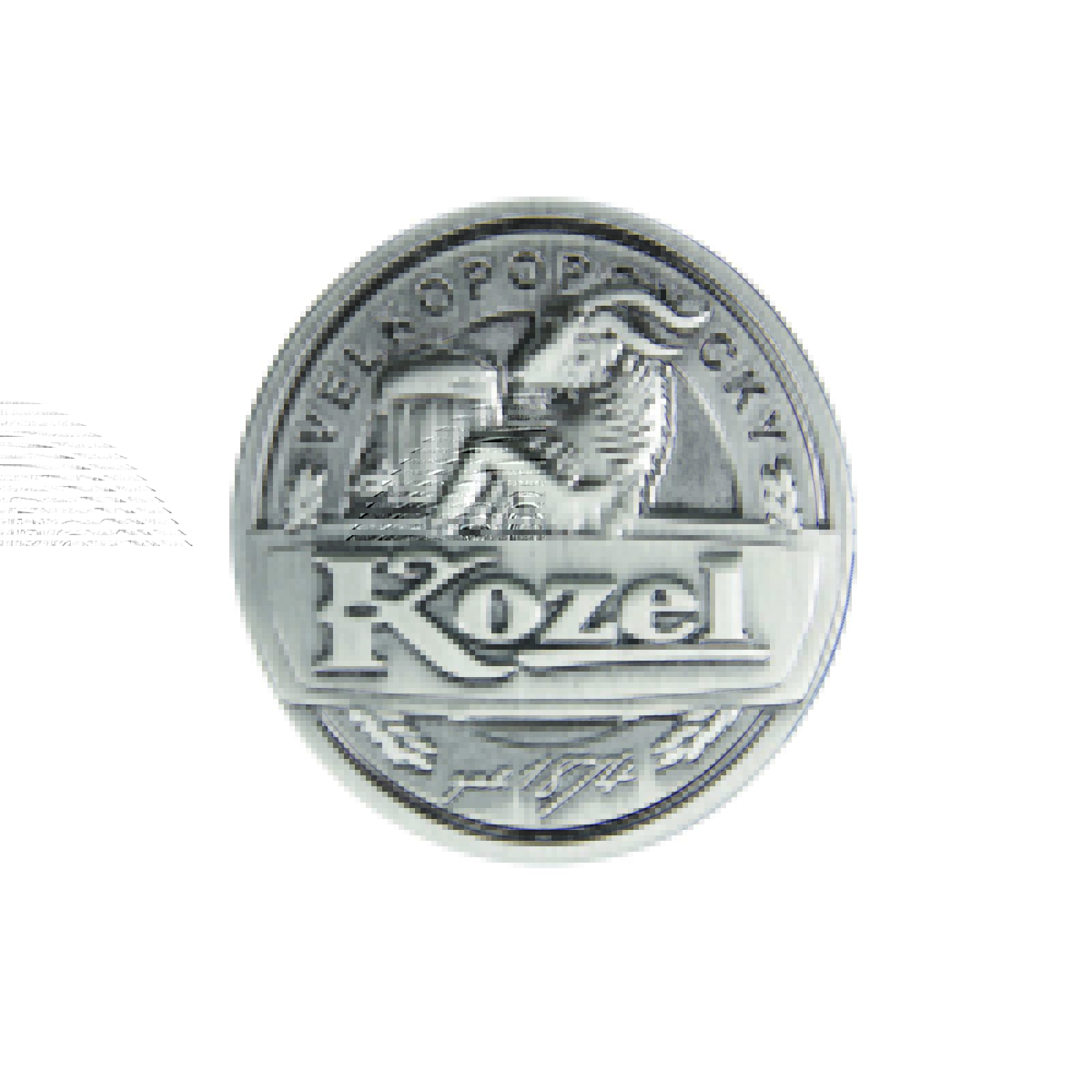 Badge Kozel silver