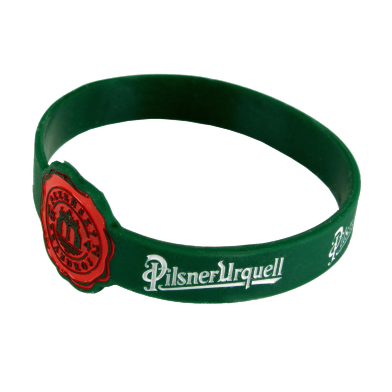Silk bracelet Pilsner Urquell green