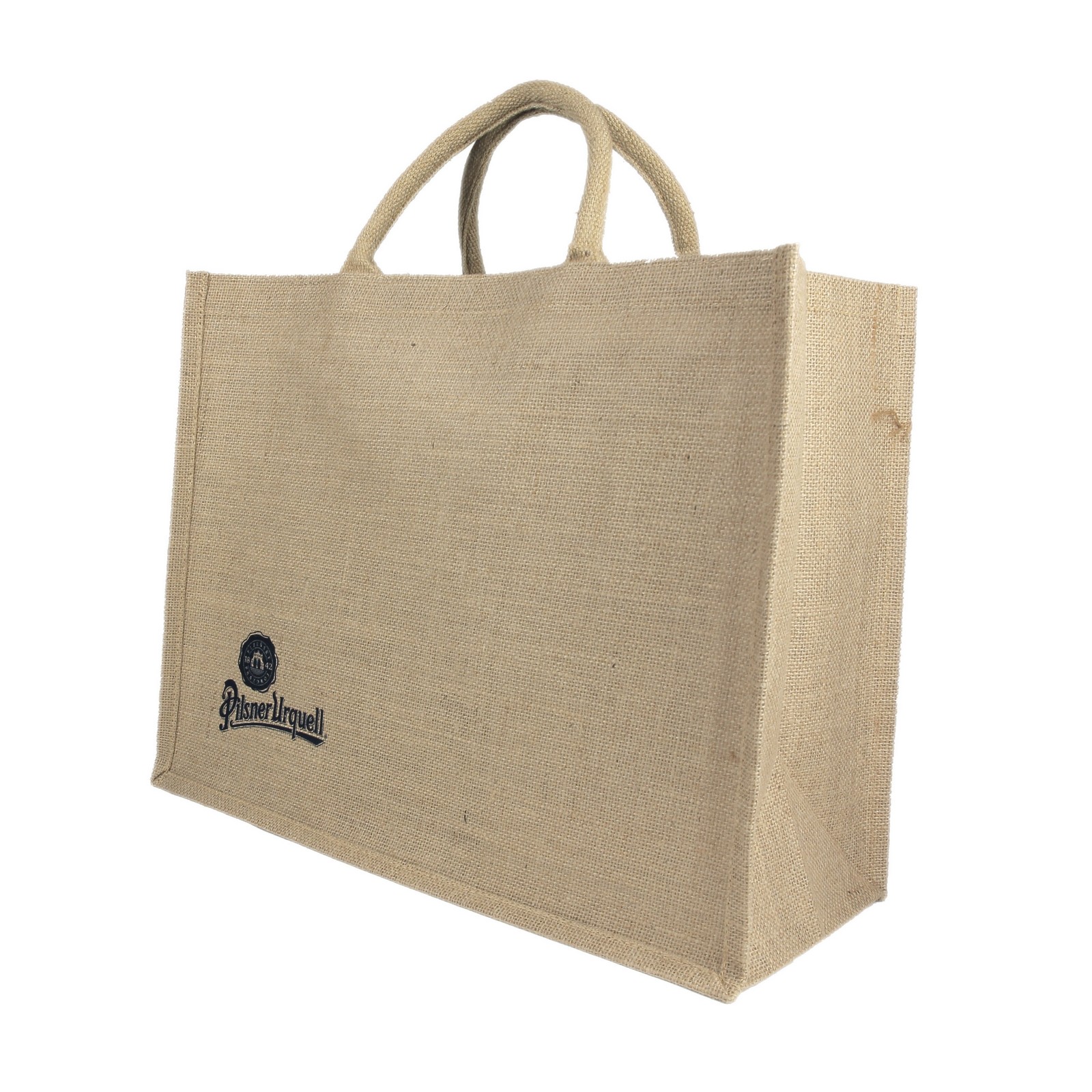 Pilsner Urquell jute bag for gifts
