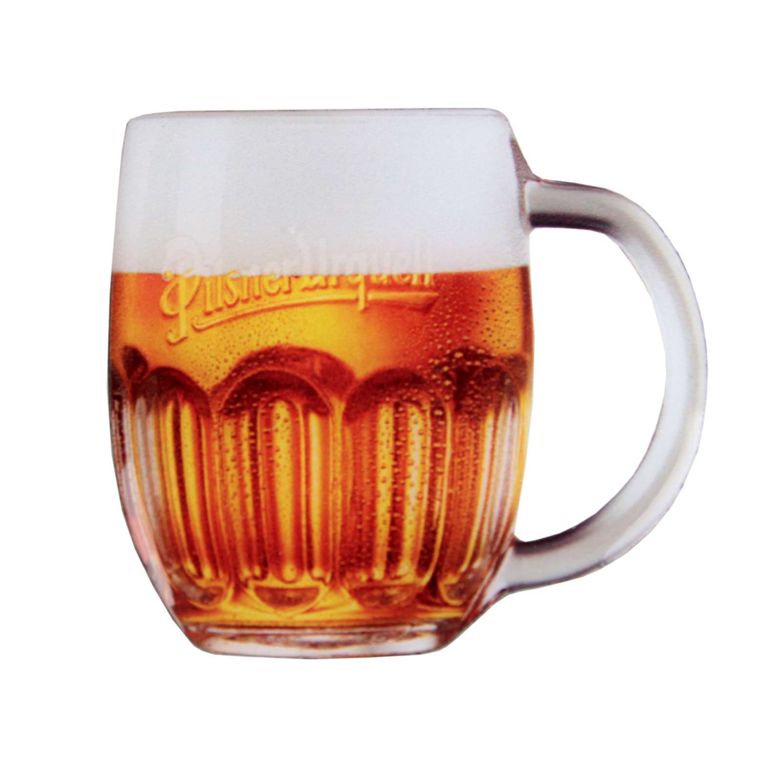 Pilsner Urquell beer mug magnet