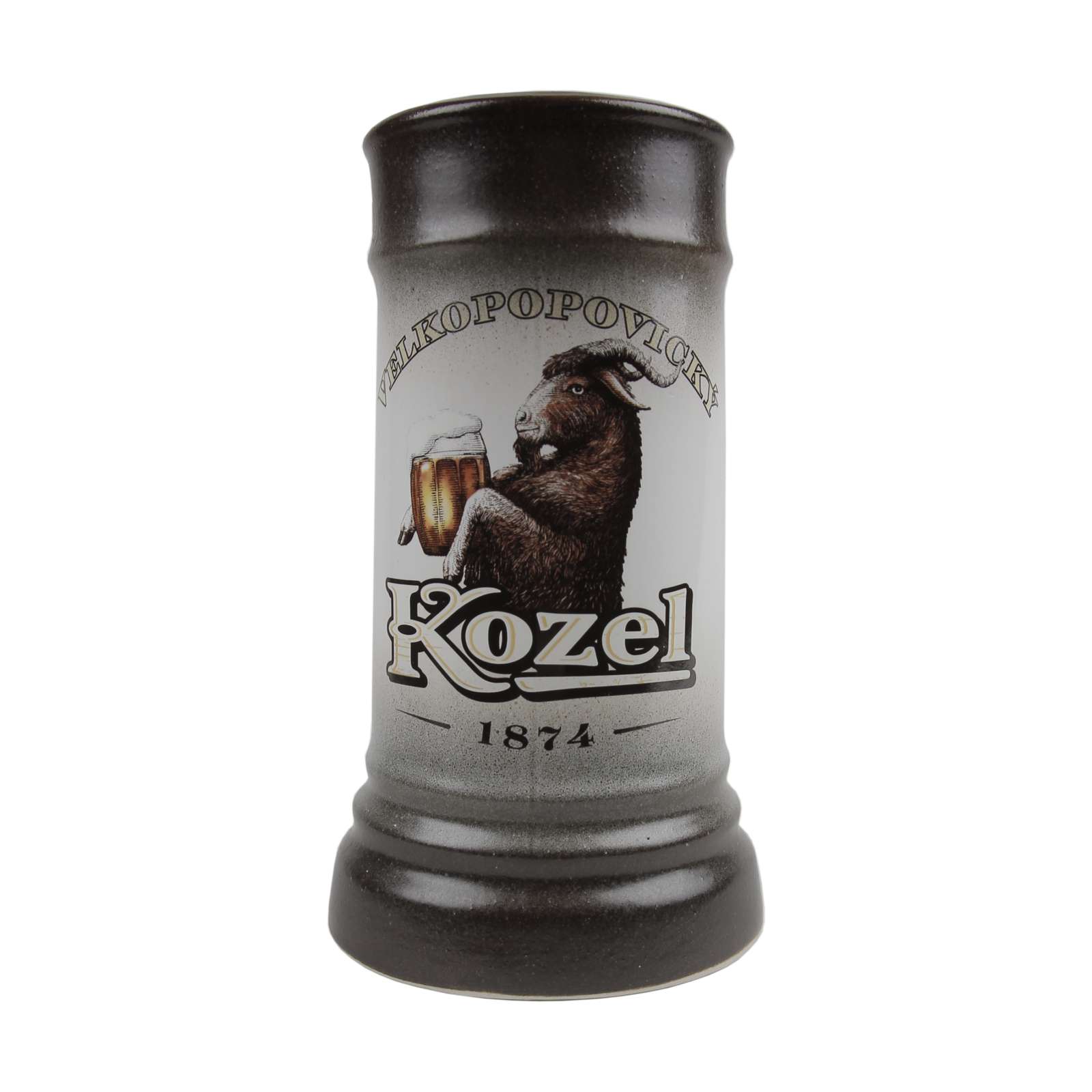 Two-tone Kozel beer mug