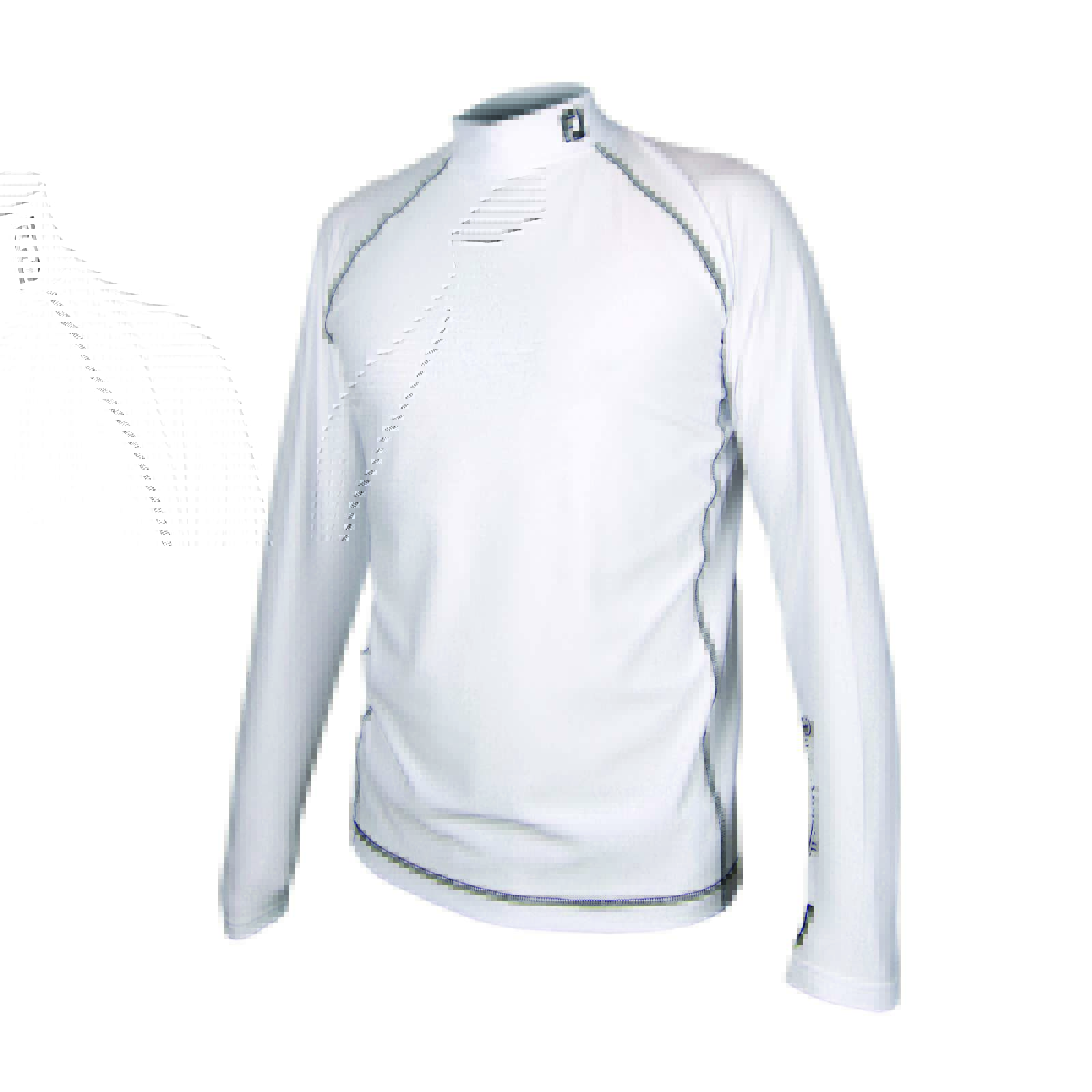 Men's Footjo shirt with long sleeves in white