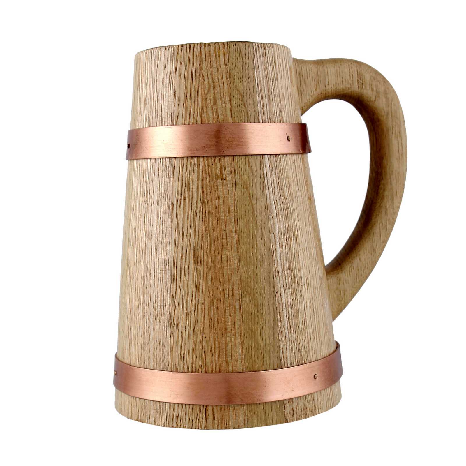 Wood one-litre Pilsner Urquell mug