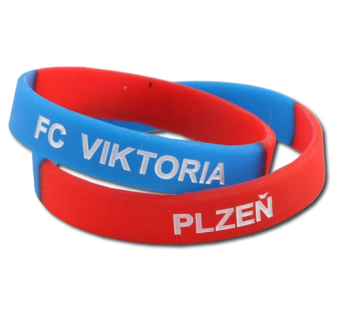 Silikonový náramek FC Viktoria Plzeň