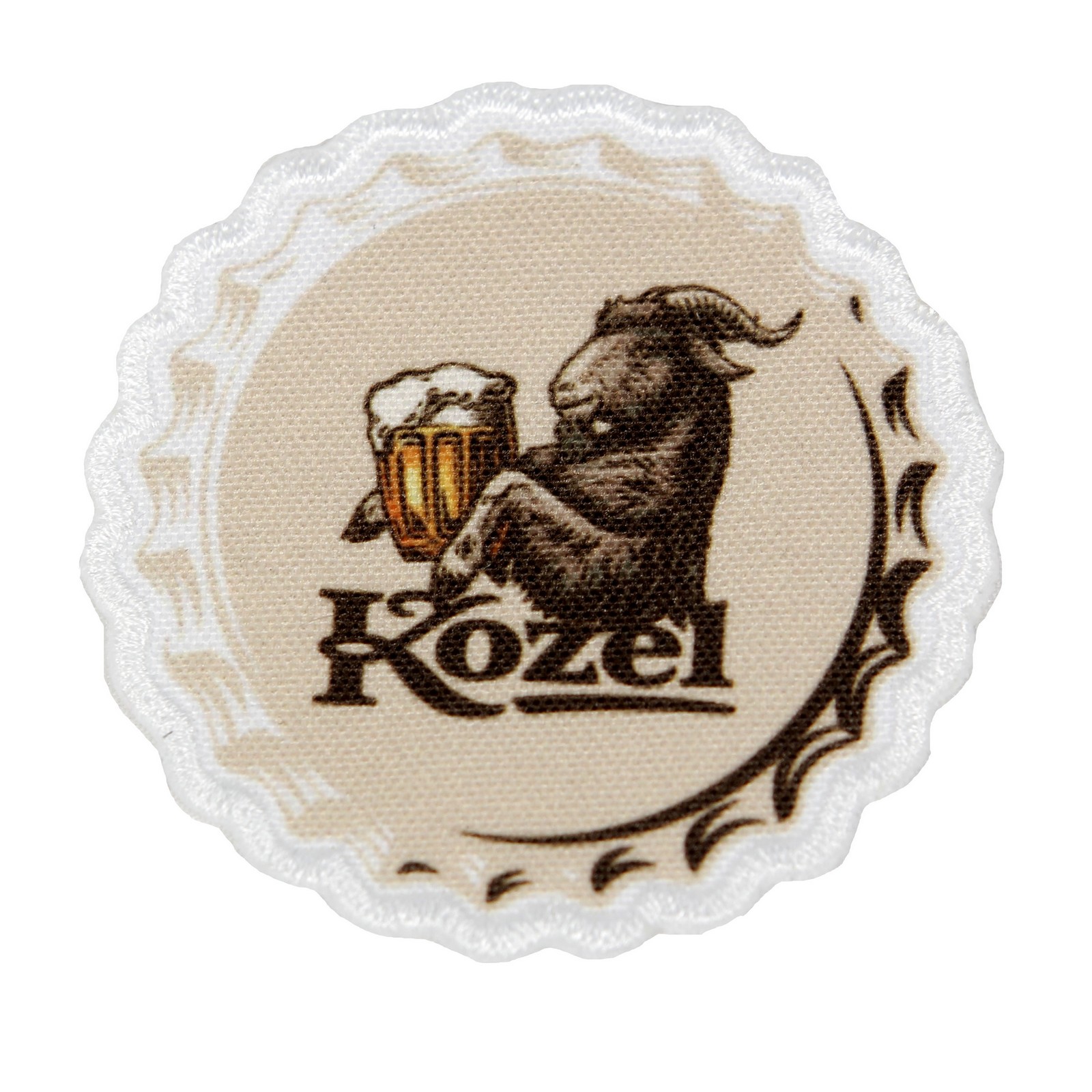 Iron-on patch Kozel cork (cap)