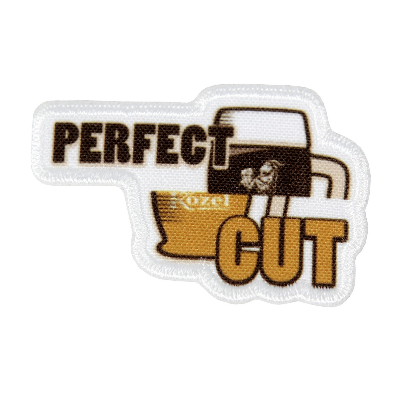 Iron-on patch Kozel perfect cut