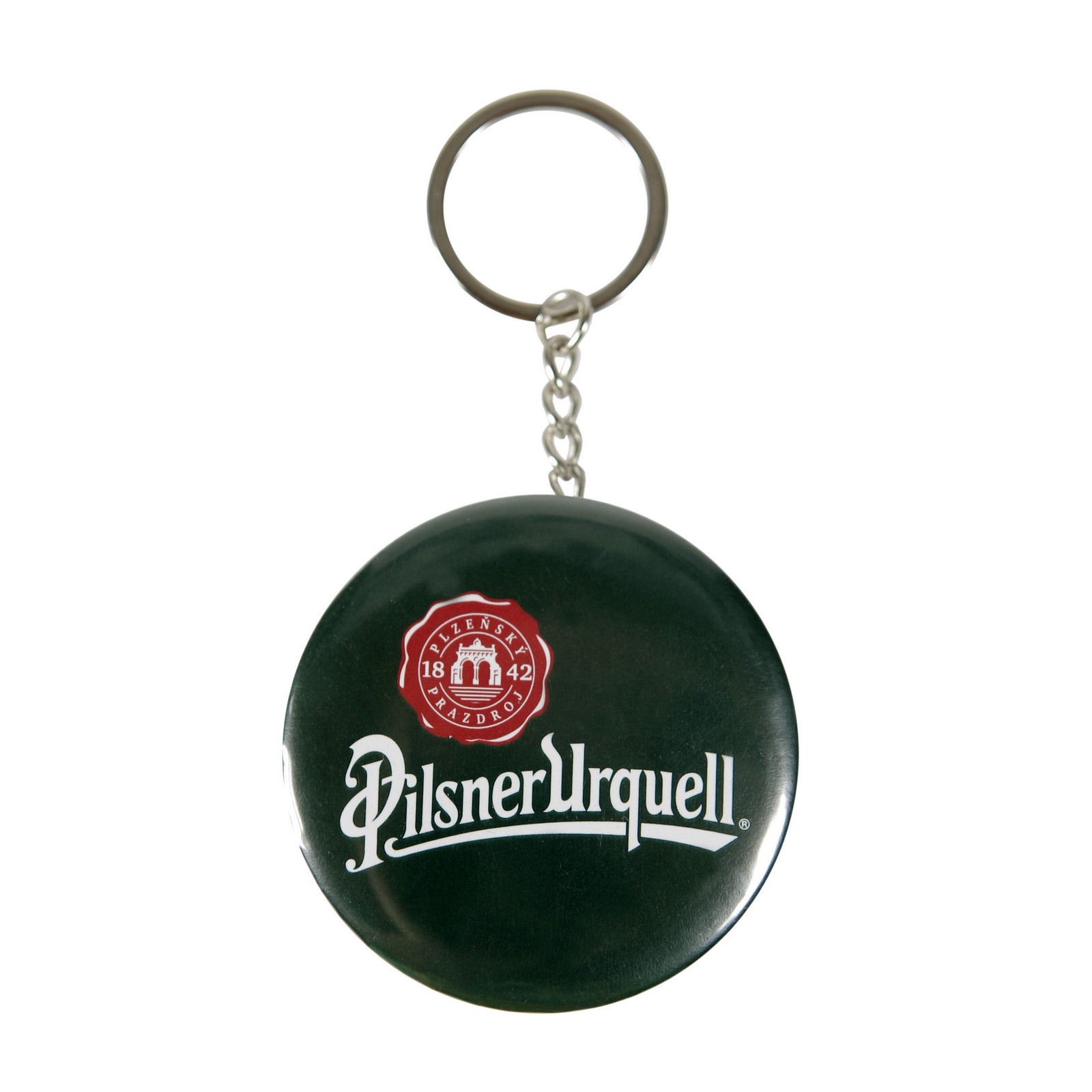 Bottle opener with a fob and Pilsner Urquell seal