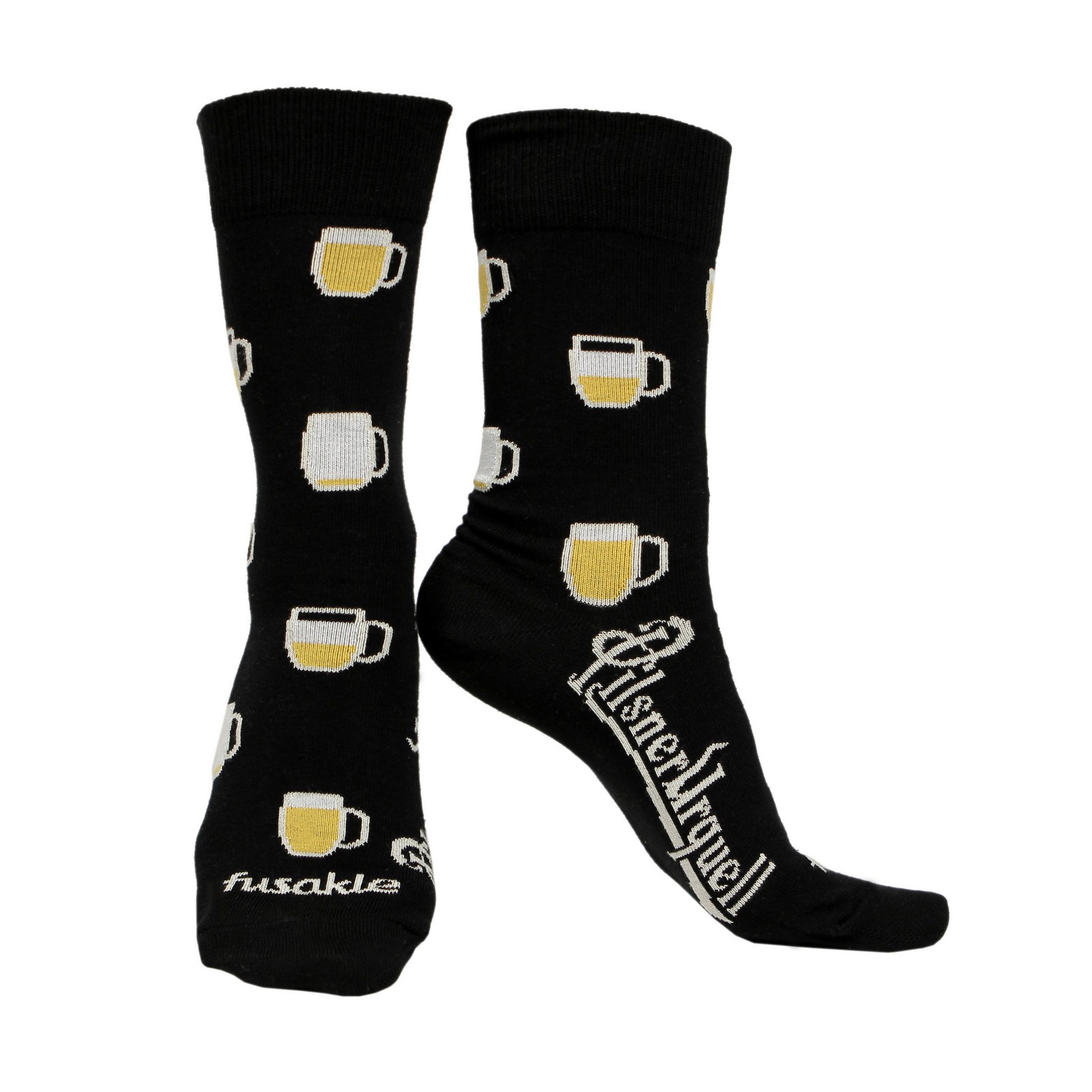 Pilsner Urquell Beer Mug Fusakle Socks