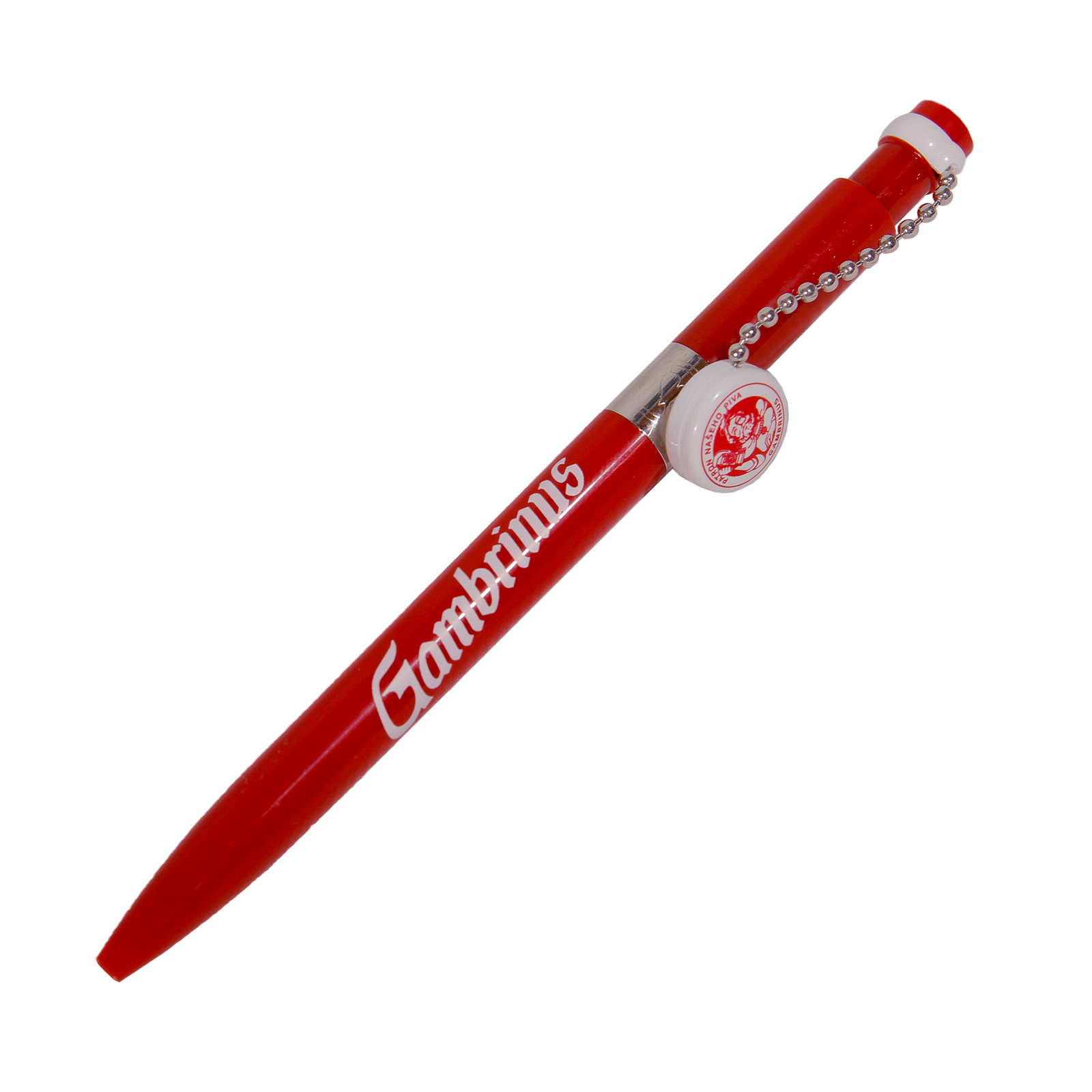 Gambrinus ballpoint pen – red