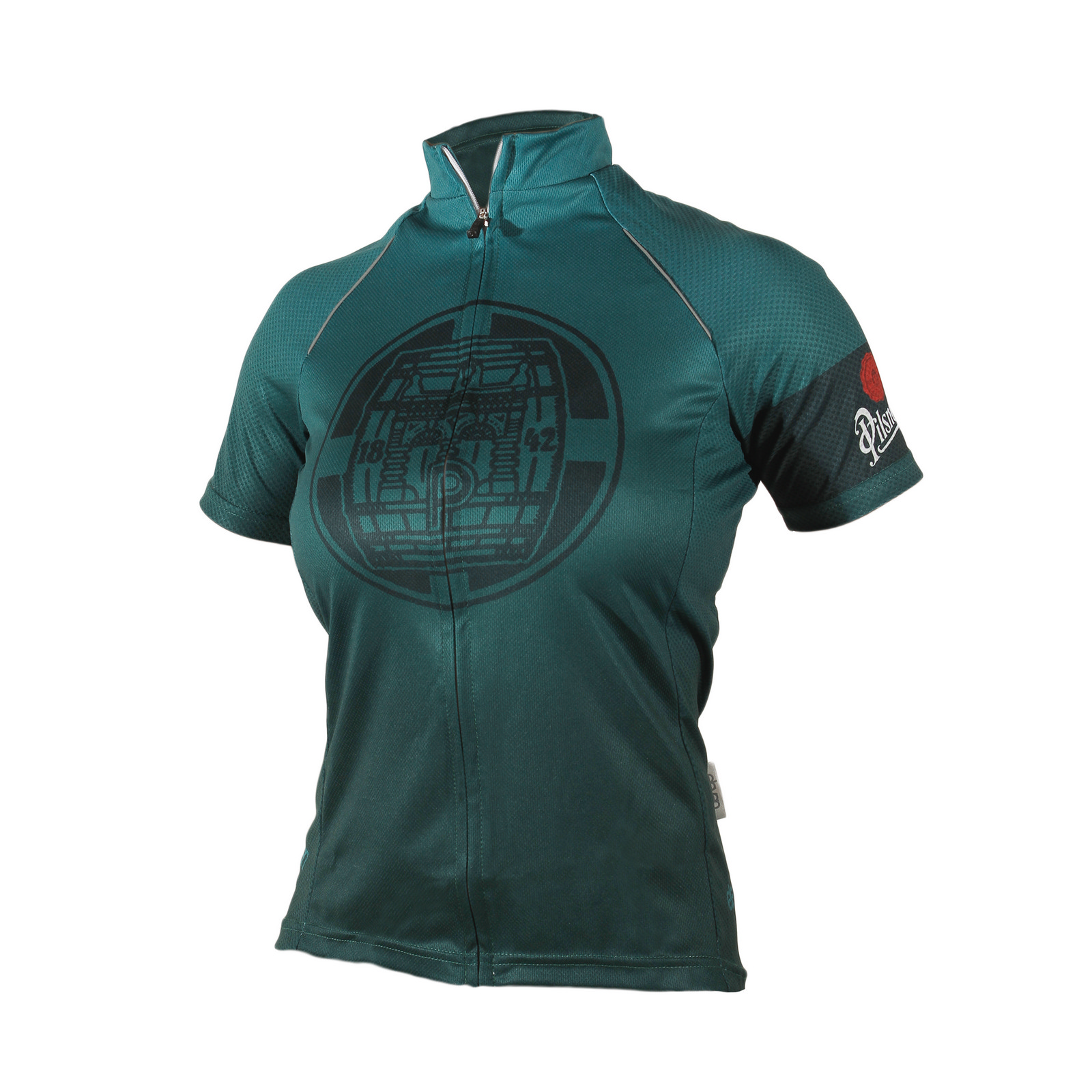 Women’s Pilsner Urquell cycling jersey dark green