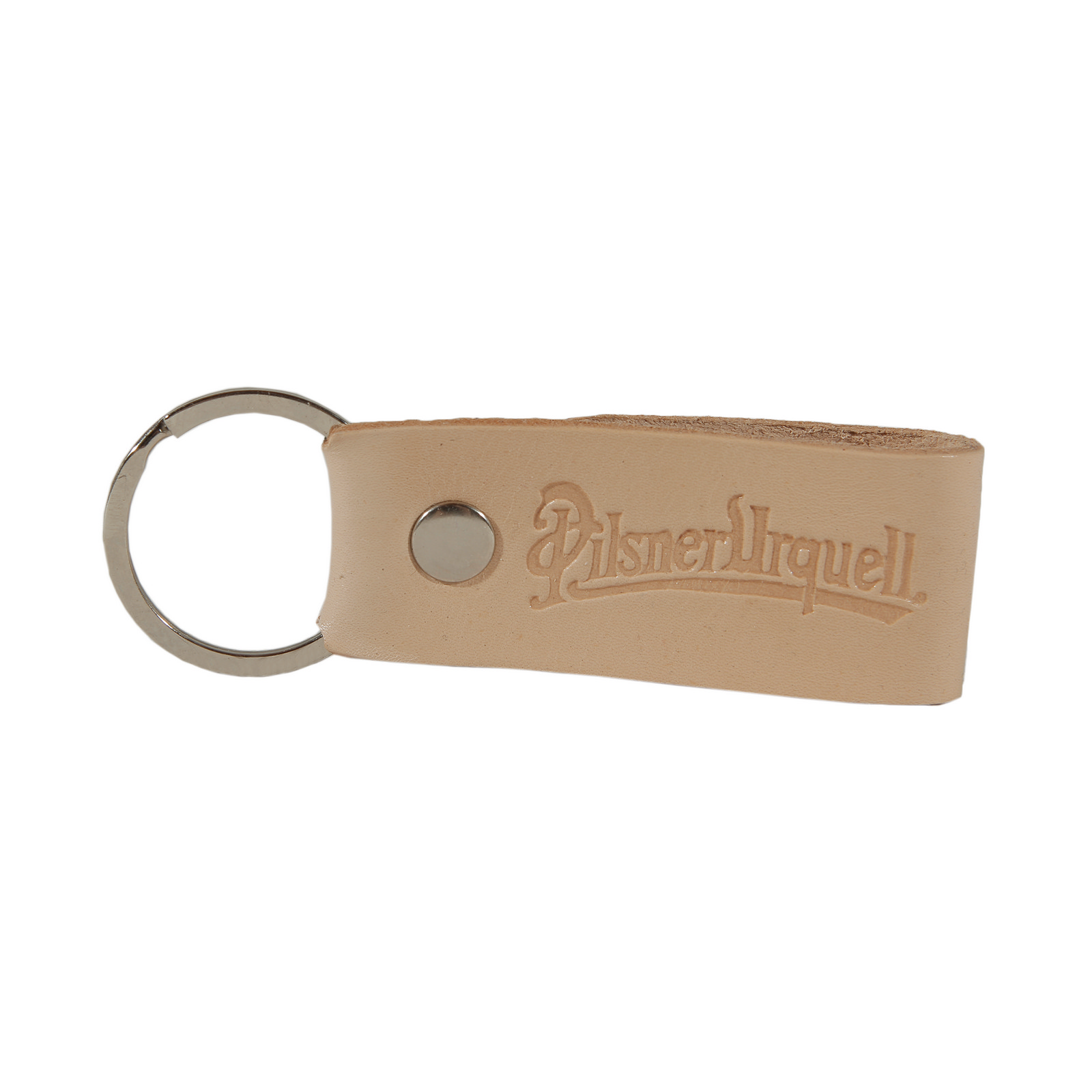 Leather Pilsner Urquell key chain
