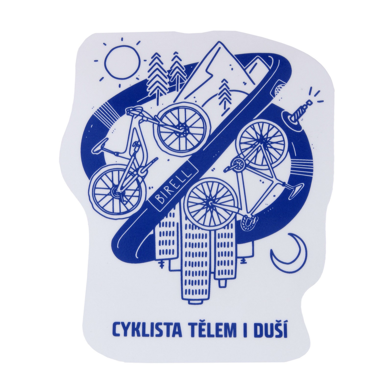 Sticker Birell cycling