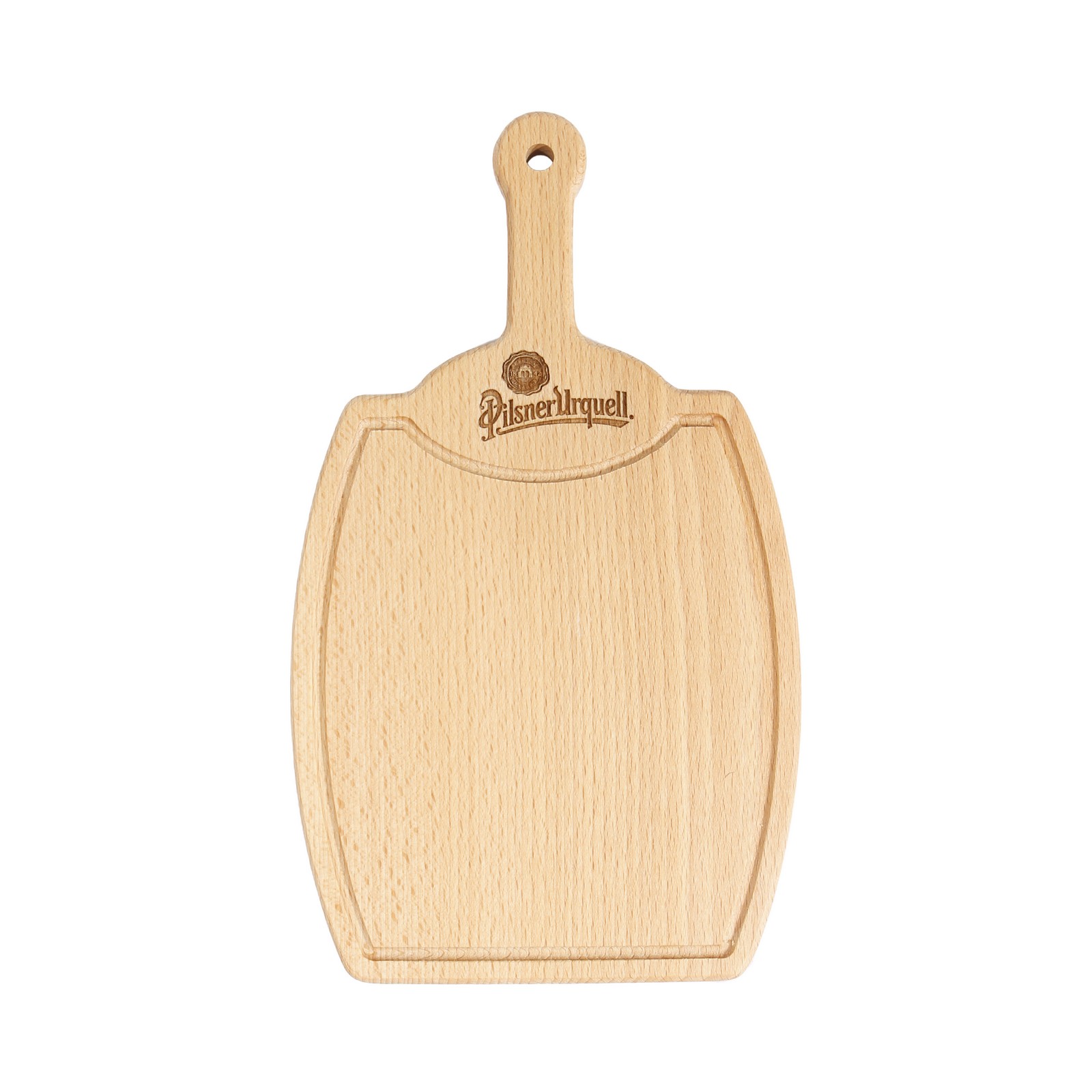 Pilsner Urquell wooden chopping board - barrel