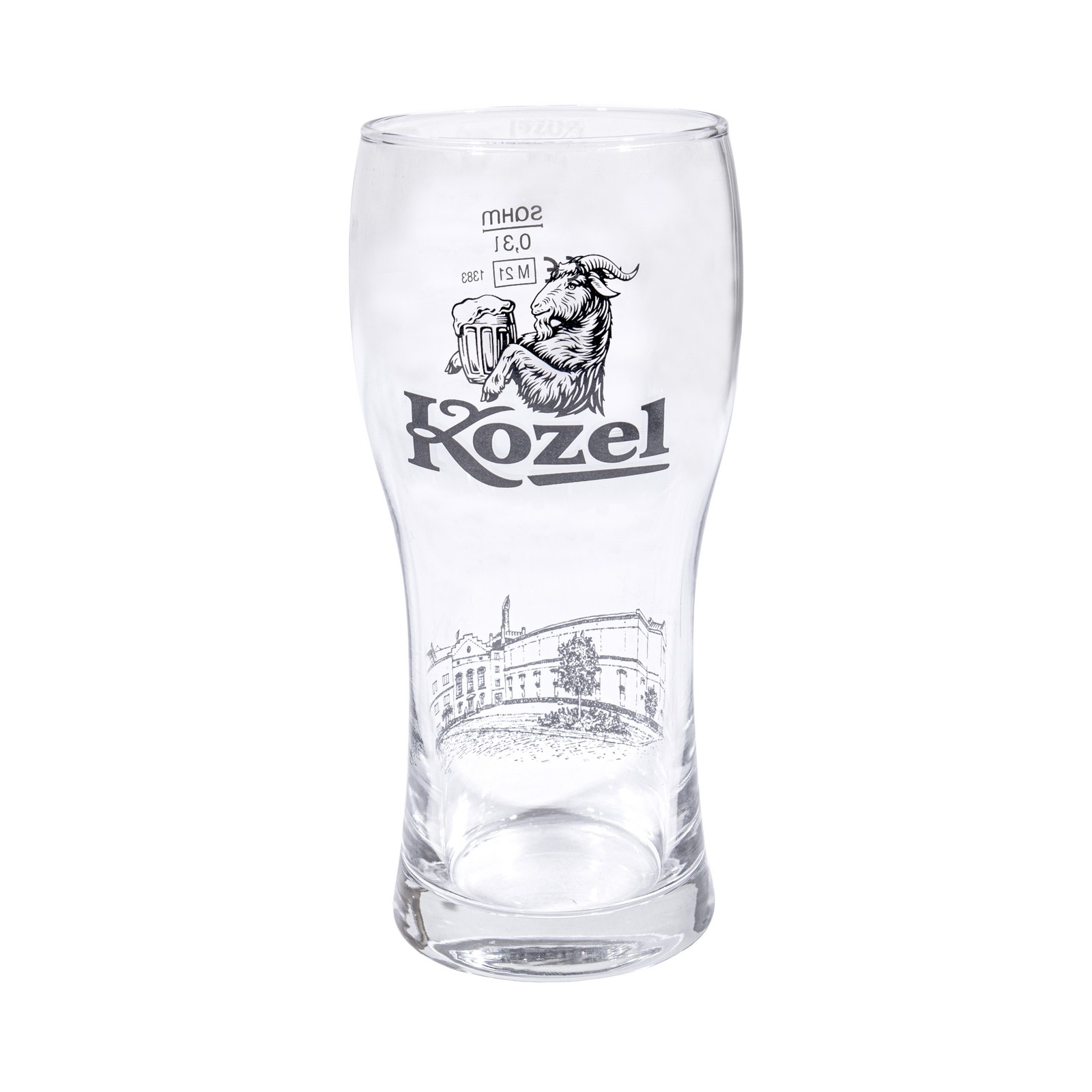 Kozel 0,3 L glass mug Cadera