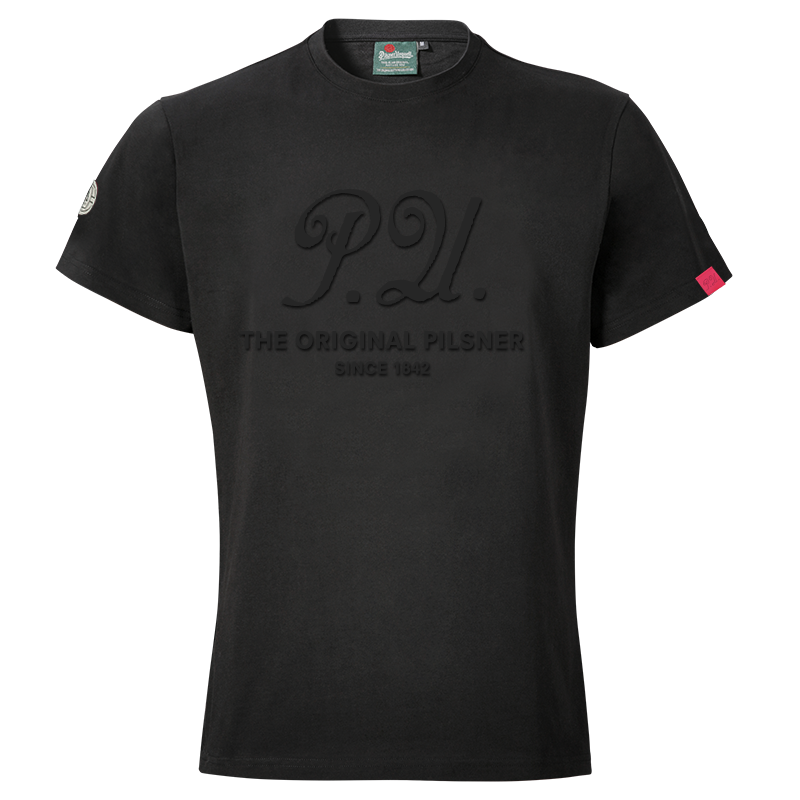 T-shirt Pilsner Urquell Emboss - schwarz