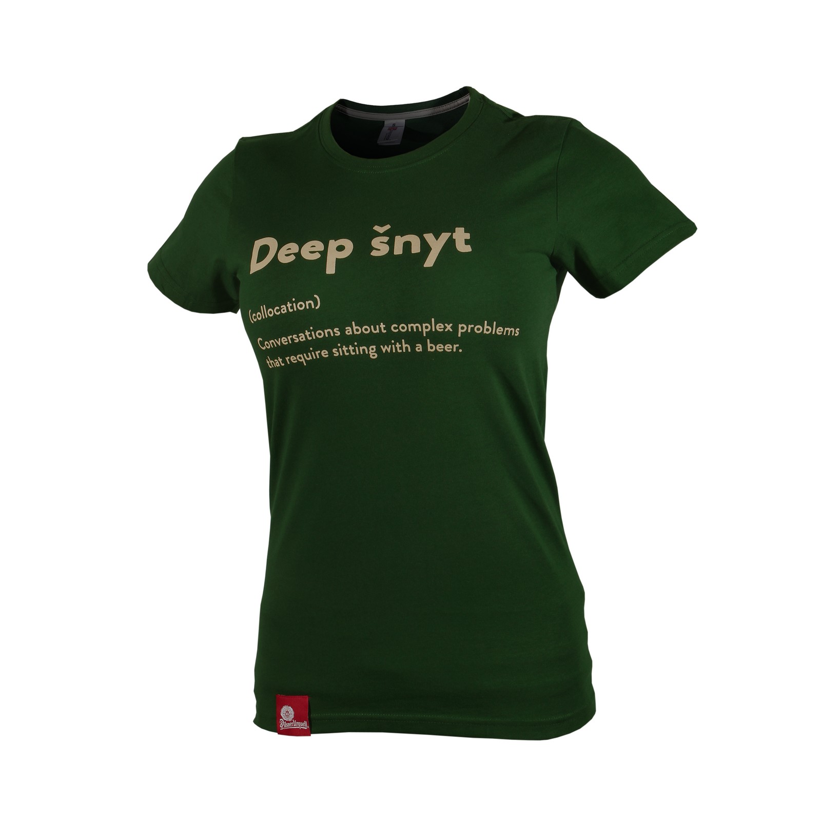 Damen T-Shirt Deep Šnyt grün