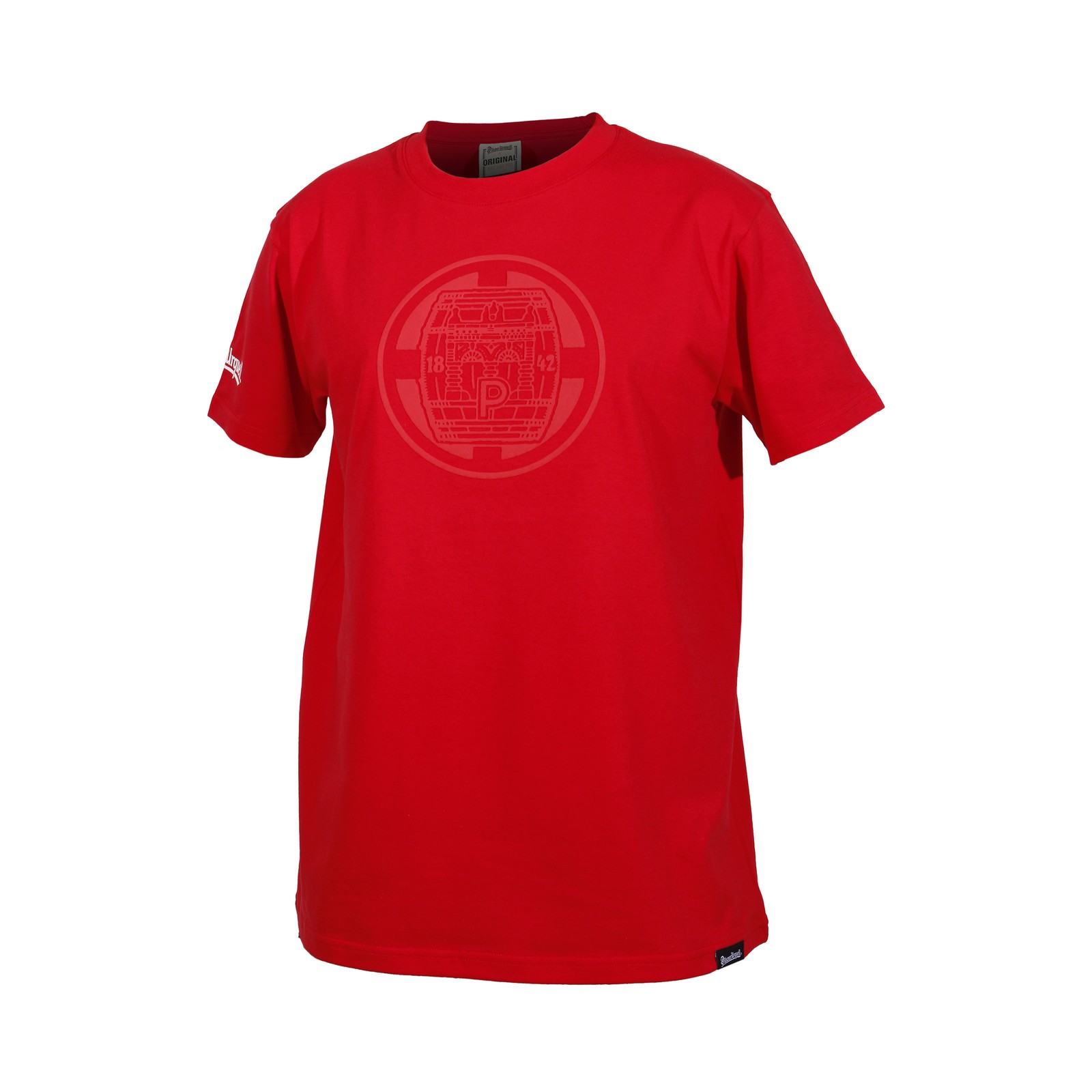 Men's T-shirt Pilsner Urquell barrel red