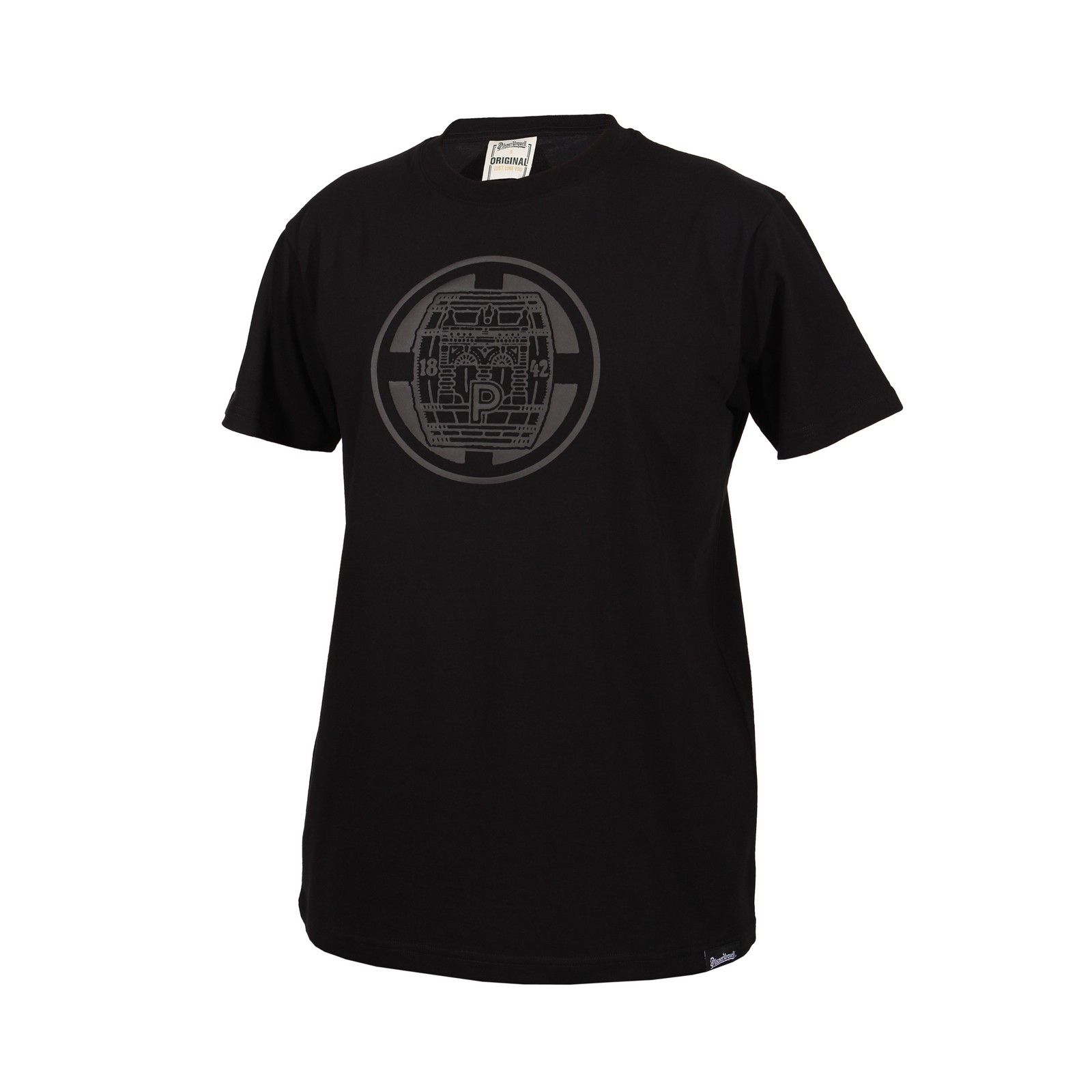 Men's t-shirt Pilsner Urquell barrel black