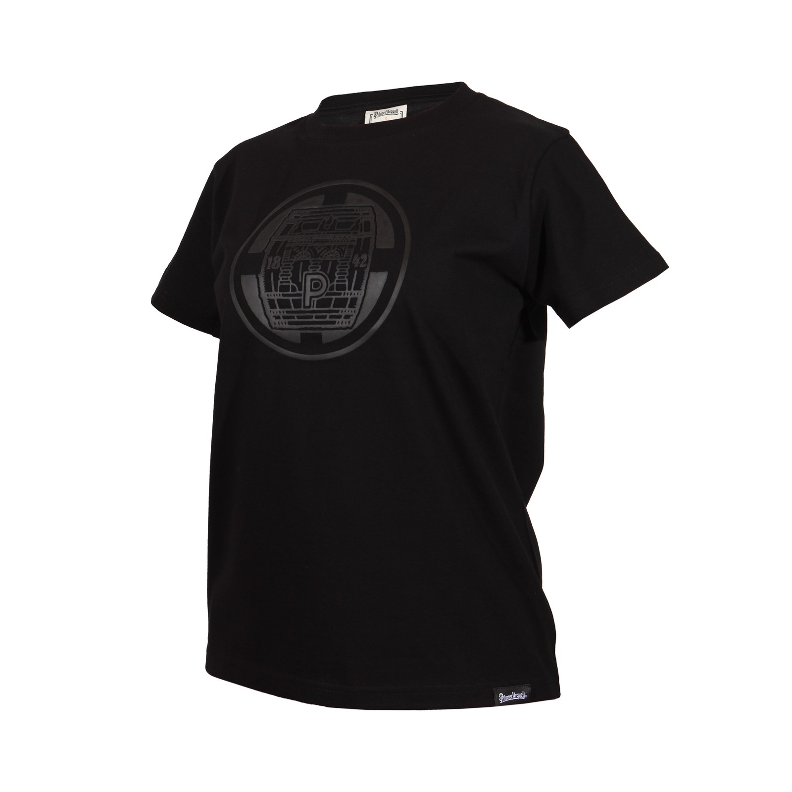 Women's T-shirt Pilsner Urquell barrel black