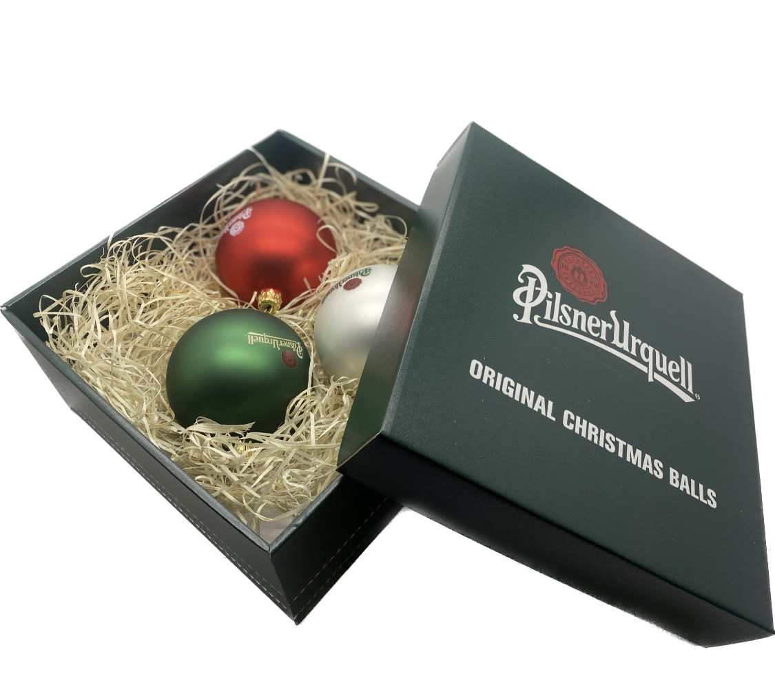 Pilsner Urquell Christmas decoration set
