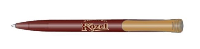 Kozel promotional pen - brown
