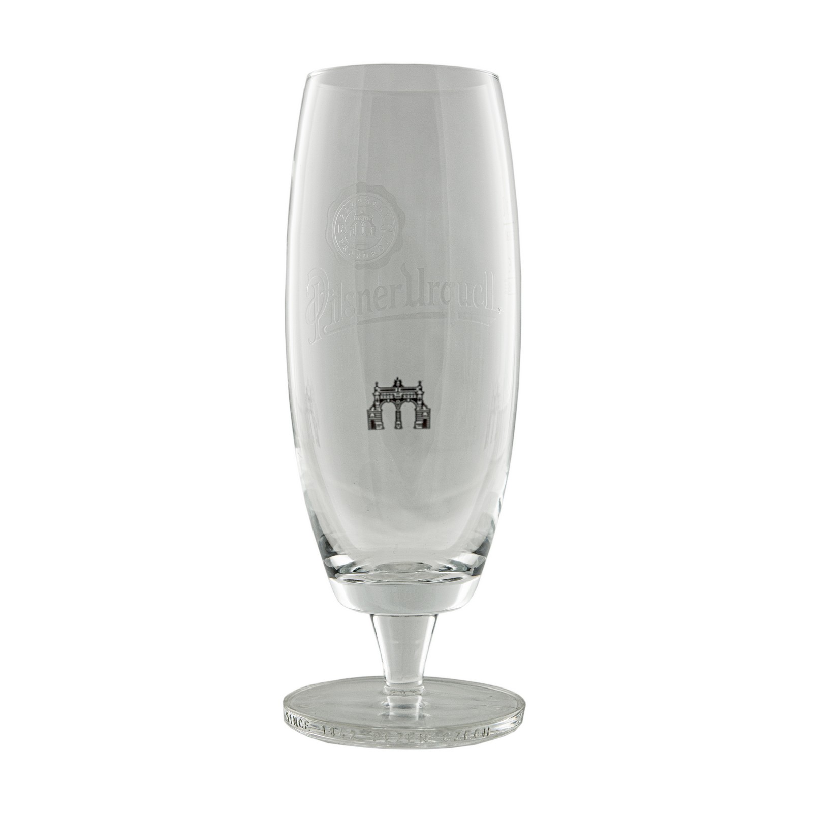 The Goblet Pilsner Urquell glass 0,3l with inscription