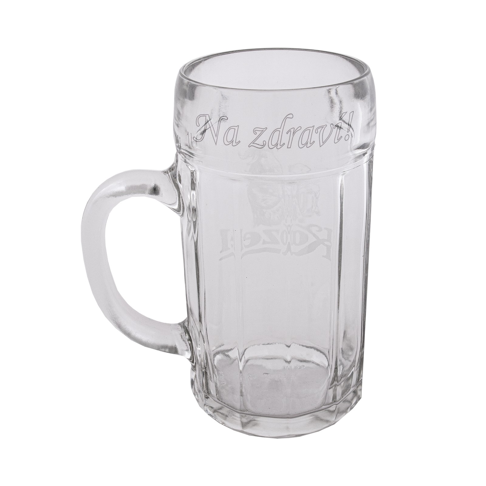 1 l Kozel beer mug with inscription