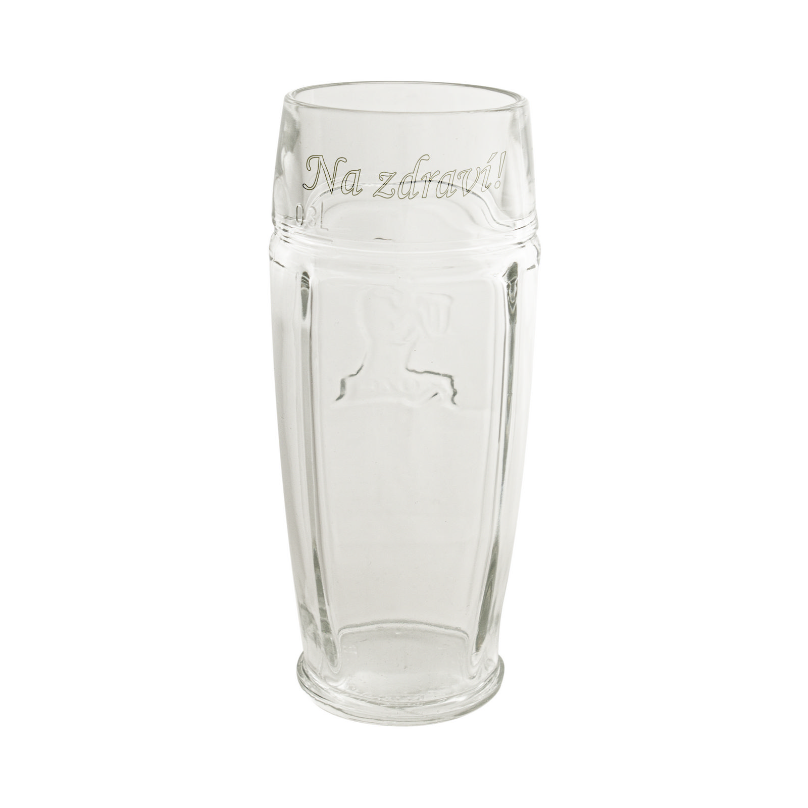Kozel 0.3L glass with inscription