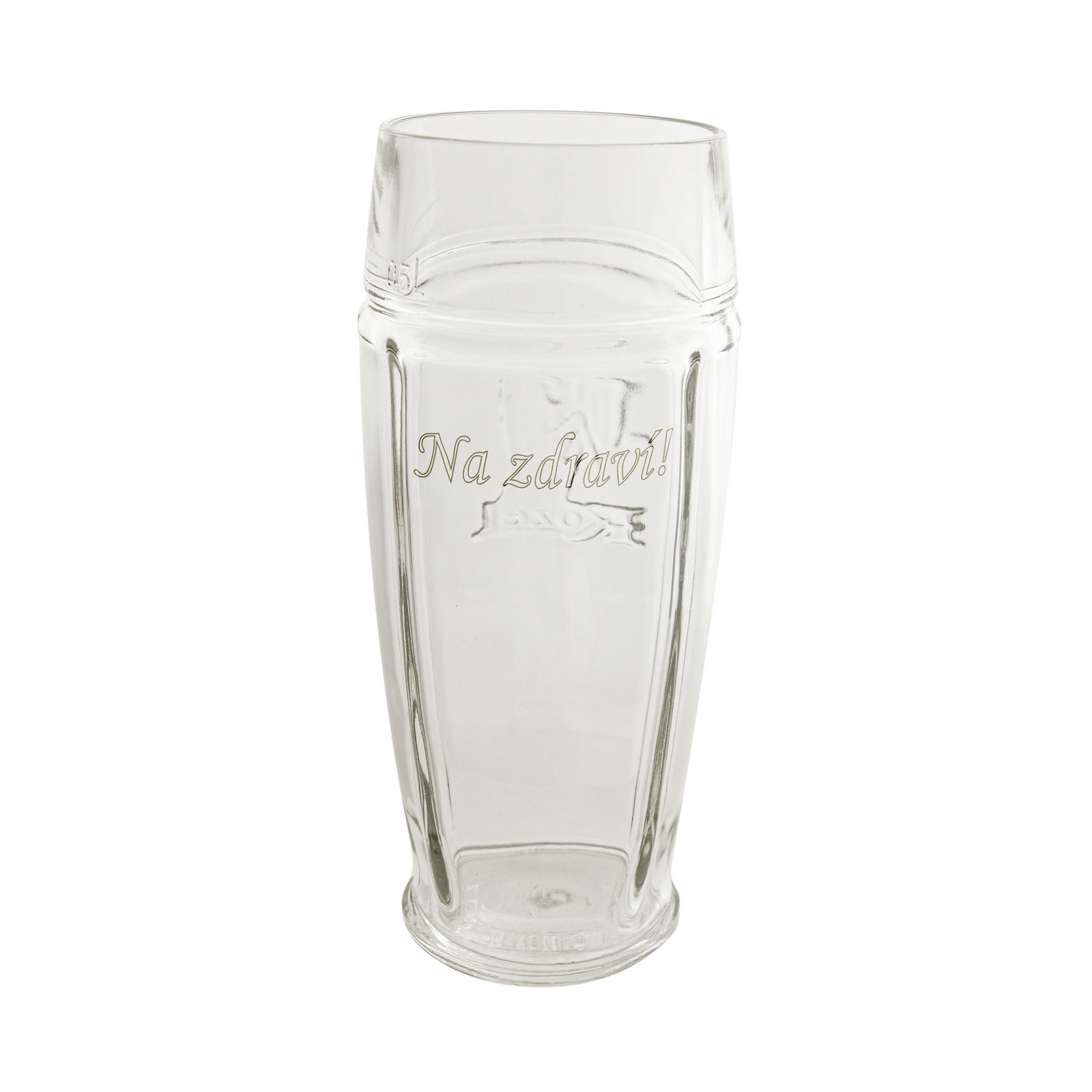 Kozel 0.5L glass with inscription